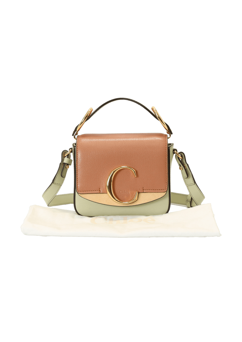 chloe c mini crossbody bolsa