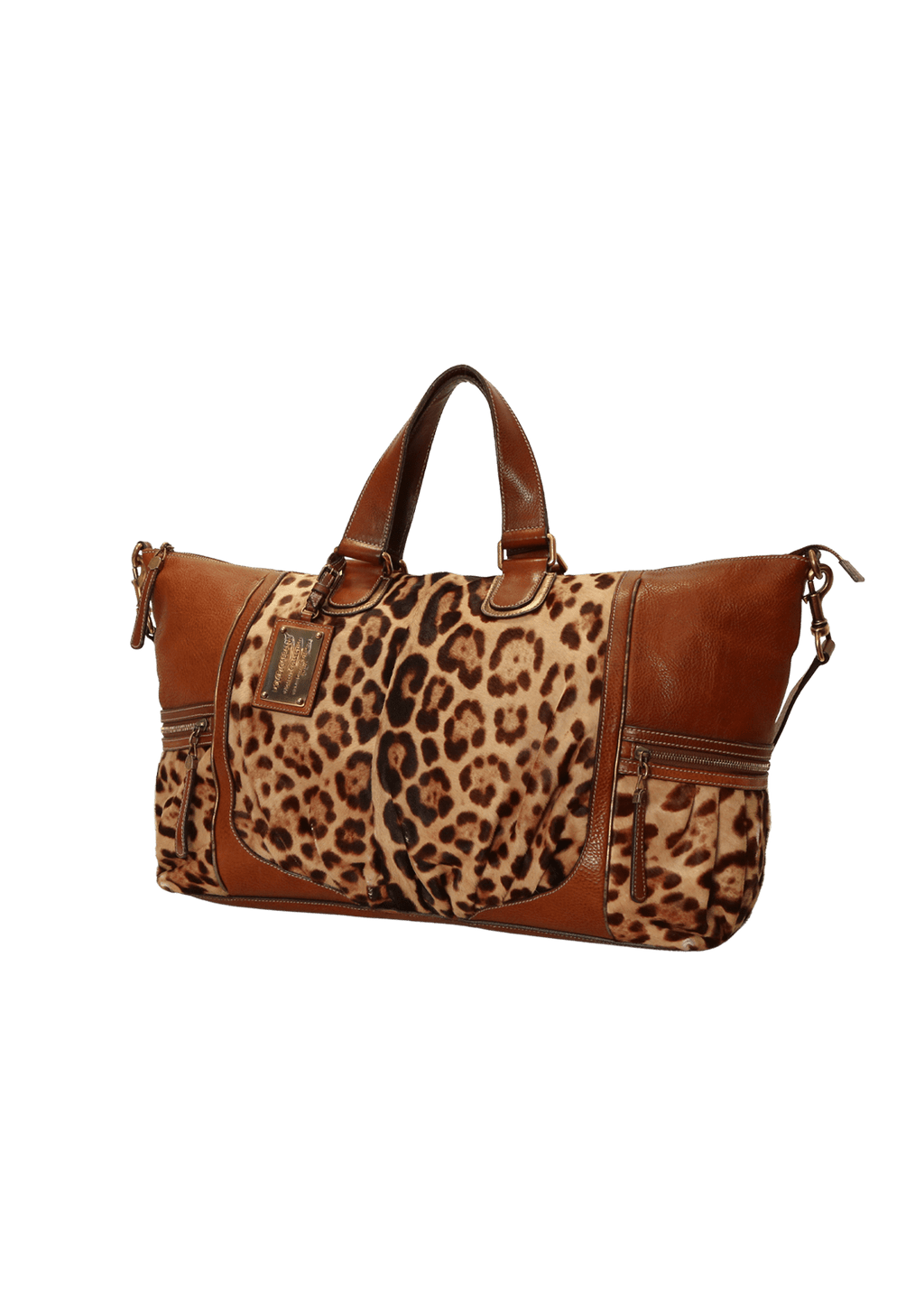 Bolsa Dolce & Gabbana Leopard Satchel Marrom Original – Gringa