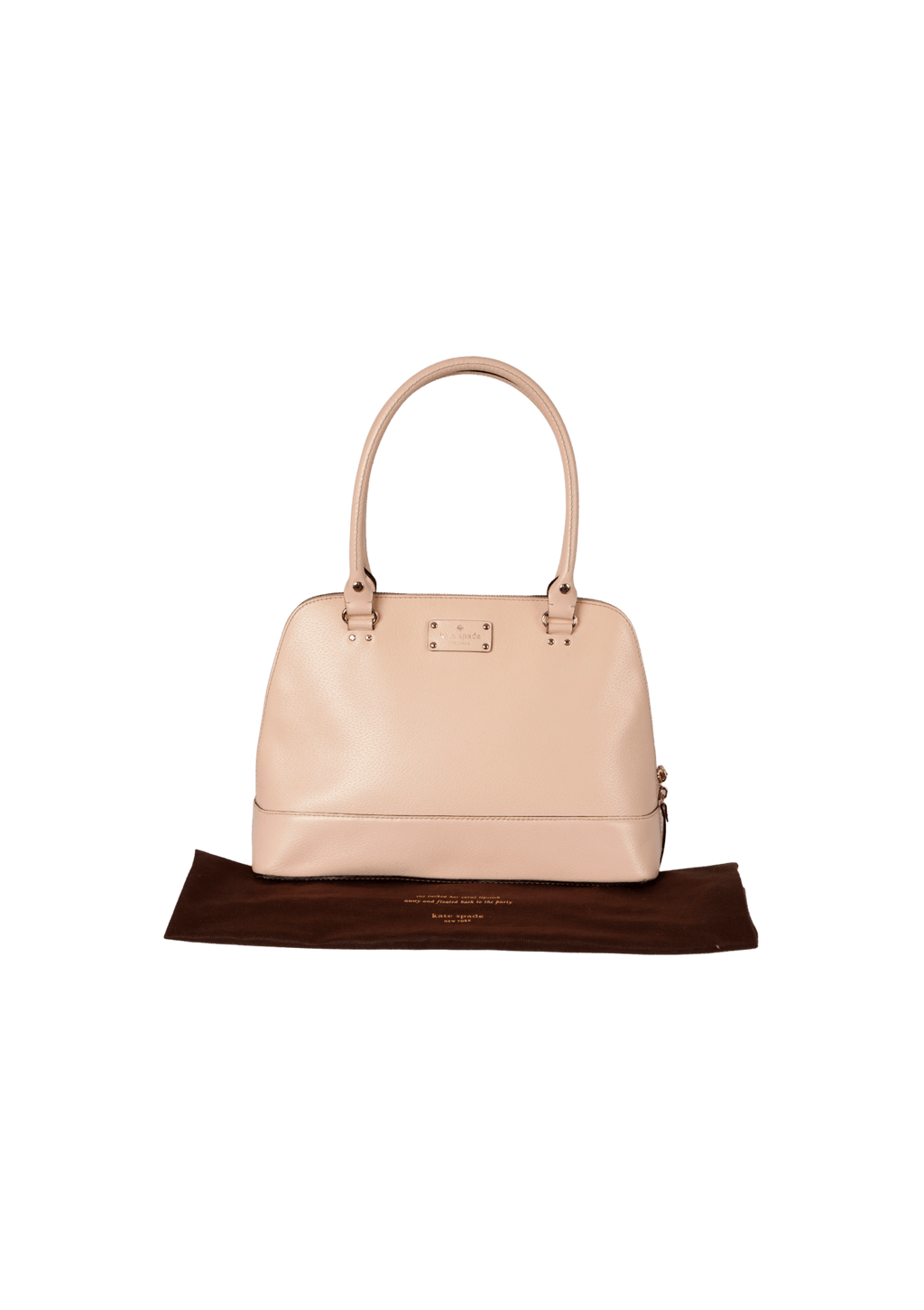 Bolsa Kate Spade Leather Handle Bag Rosa Original – Gringa