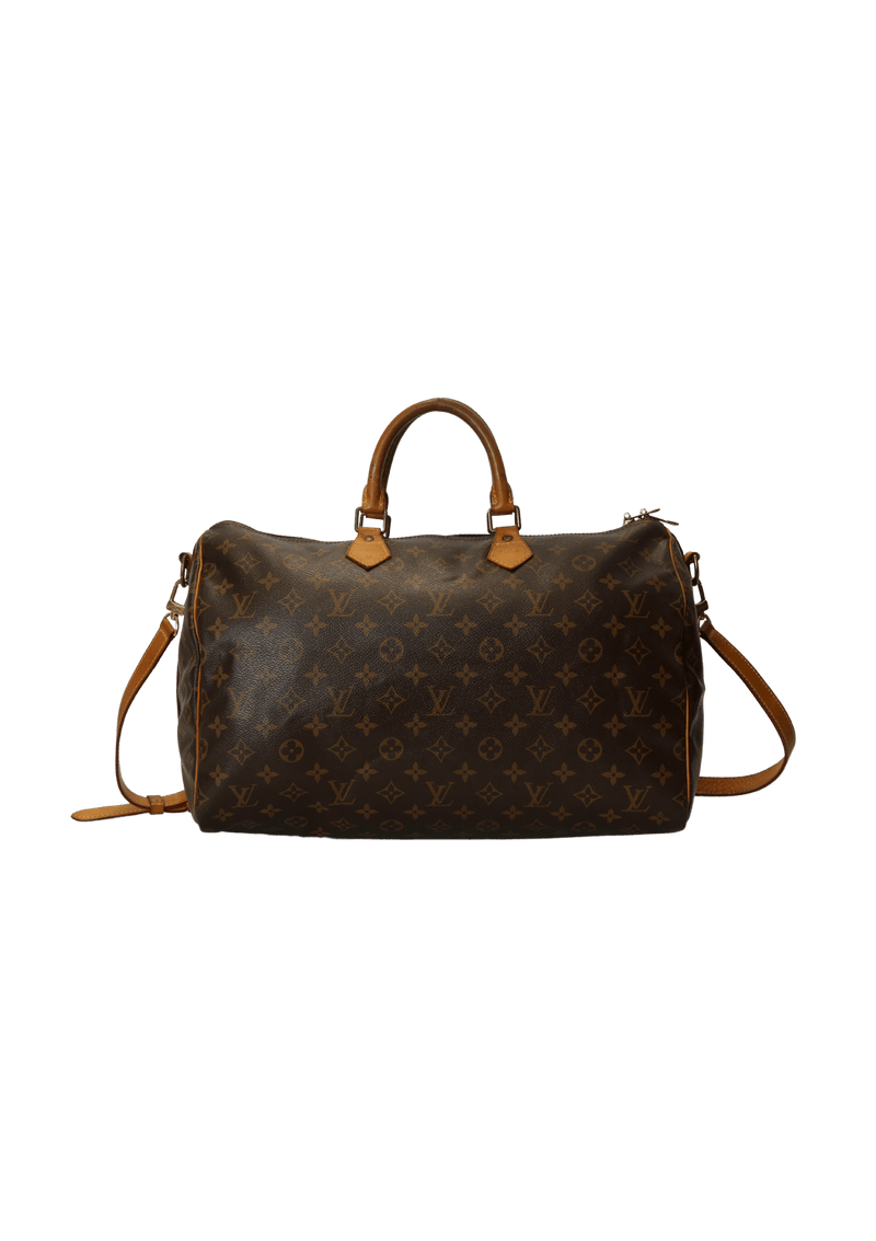 LOUIS VUITTON Monogram My LV Heritage Speedy Bandouliere 40 White Black  327731  FASHIONPHILE