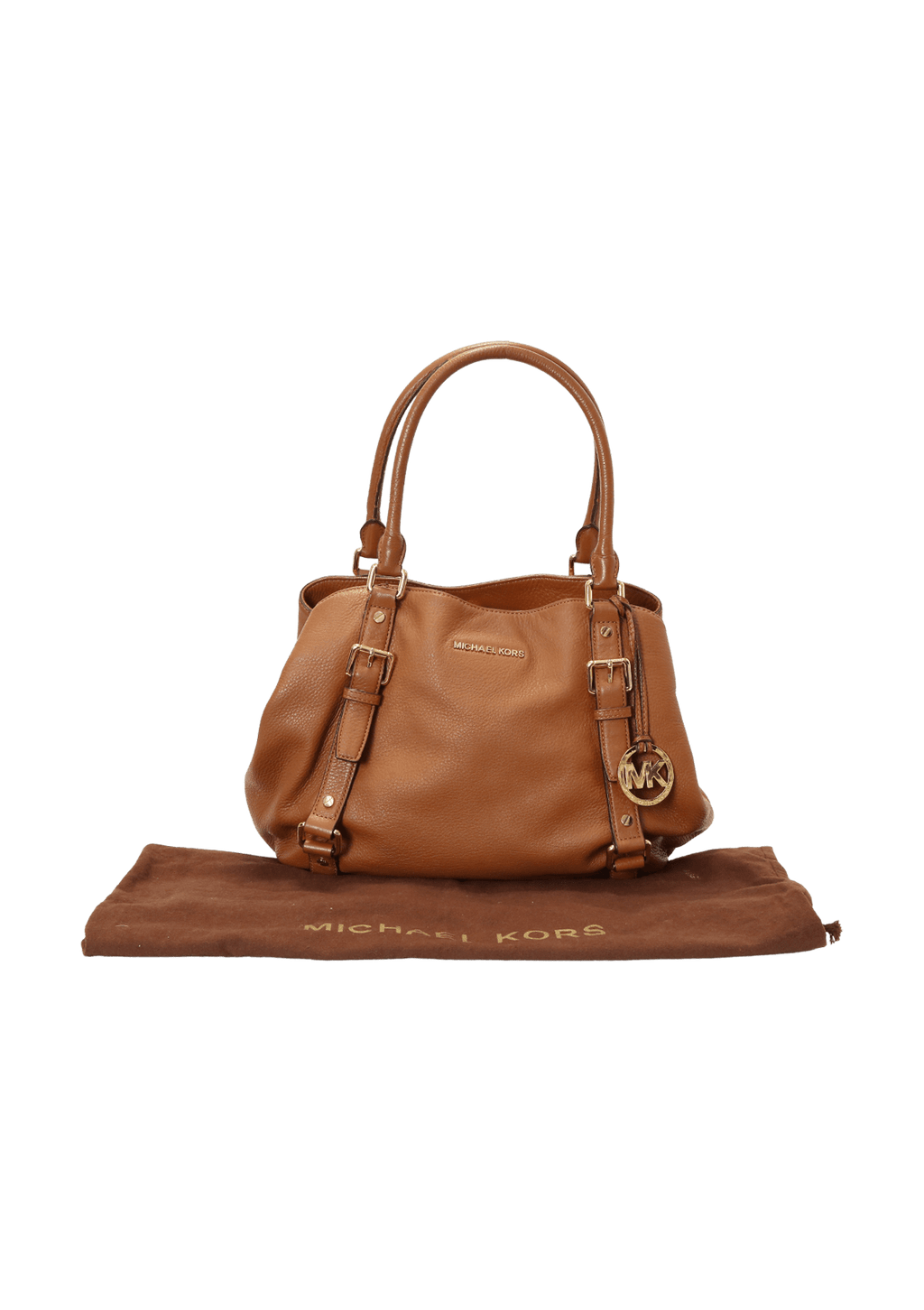 Bolsa Michael Kors Bedford Large Bowling Caramelo Nome Cor Original – Gringa