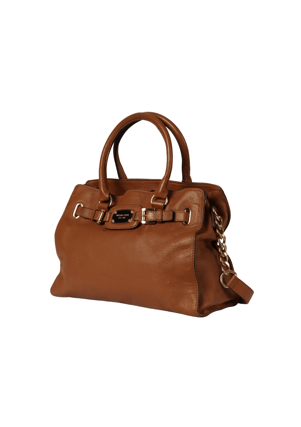 Bolsa Michael Kors Leather Belted Bag Caramelo Original – Gringa