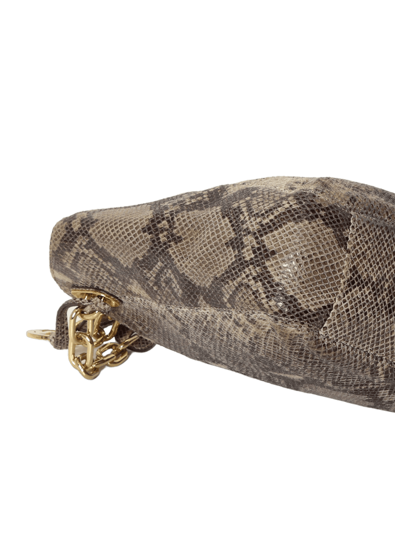 snakeskin hobo bolsa