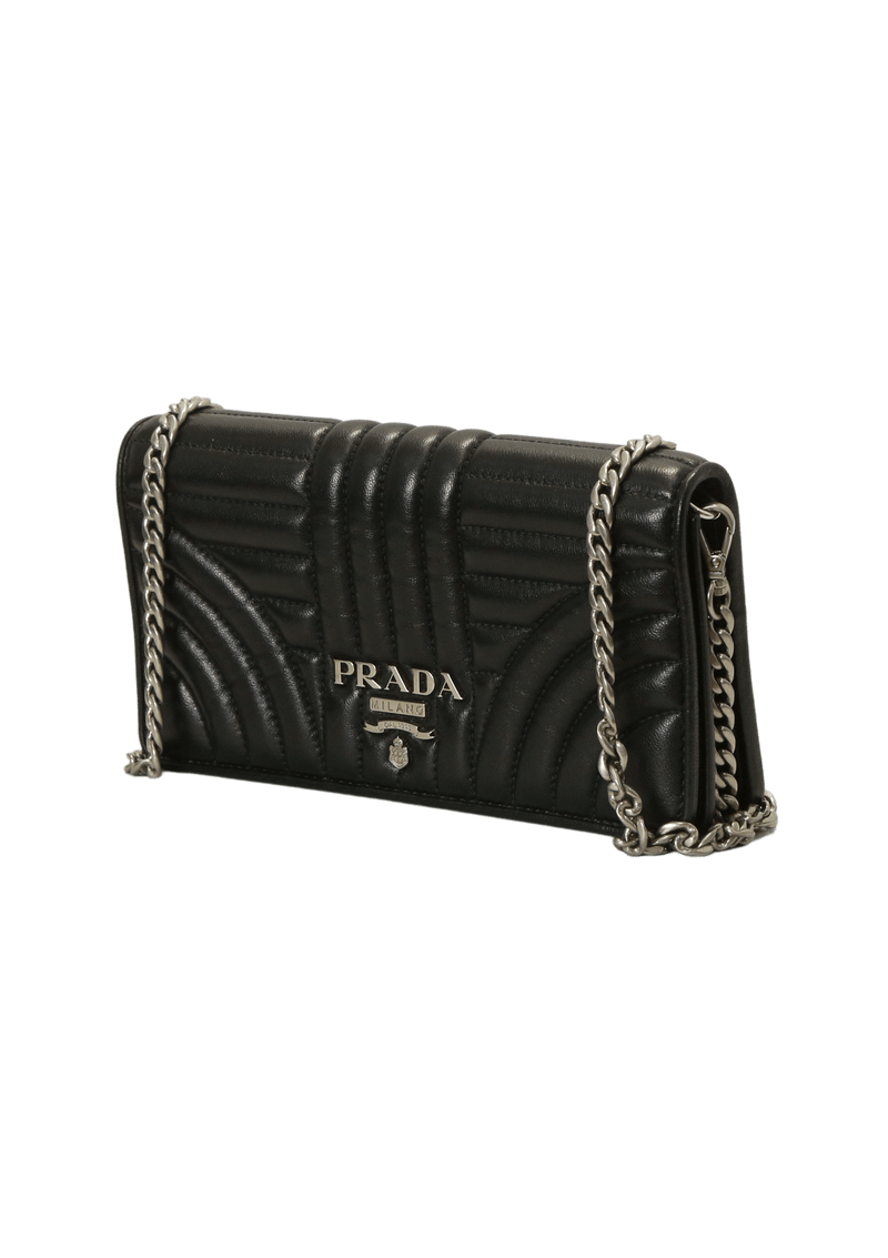 Bolsa Prada Diagramme Wallet On Chain Preta Original – Gringa