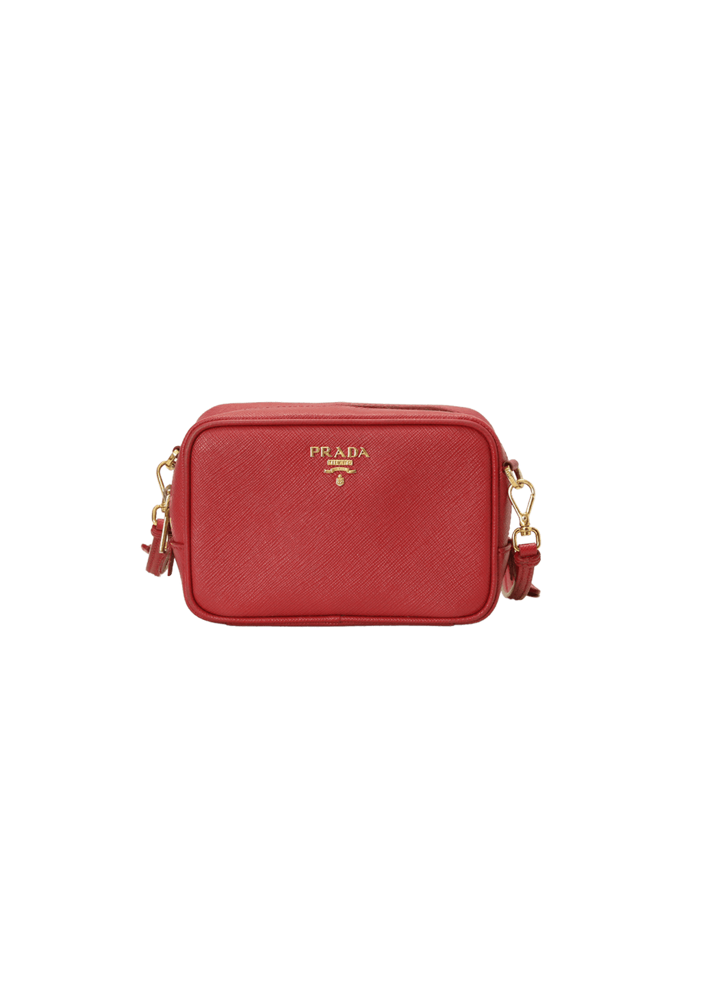 Bolsa Prada Saffiano Mini Camera Vermelha Original – Gringa