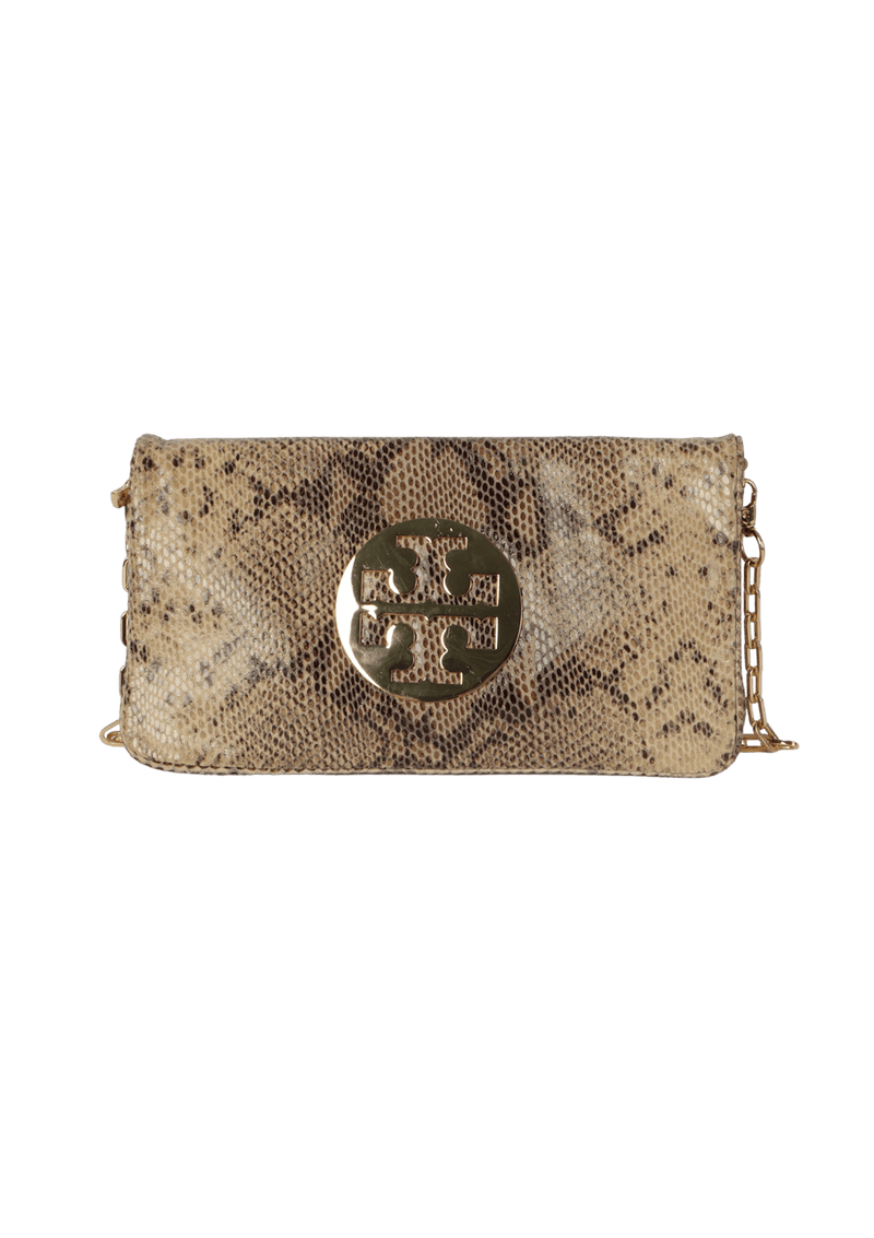 Bolsa Tory Burch Audra Reva Logo Flap Bag Bege Original – Gringa