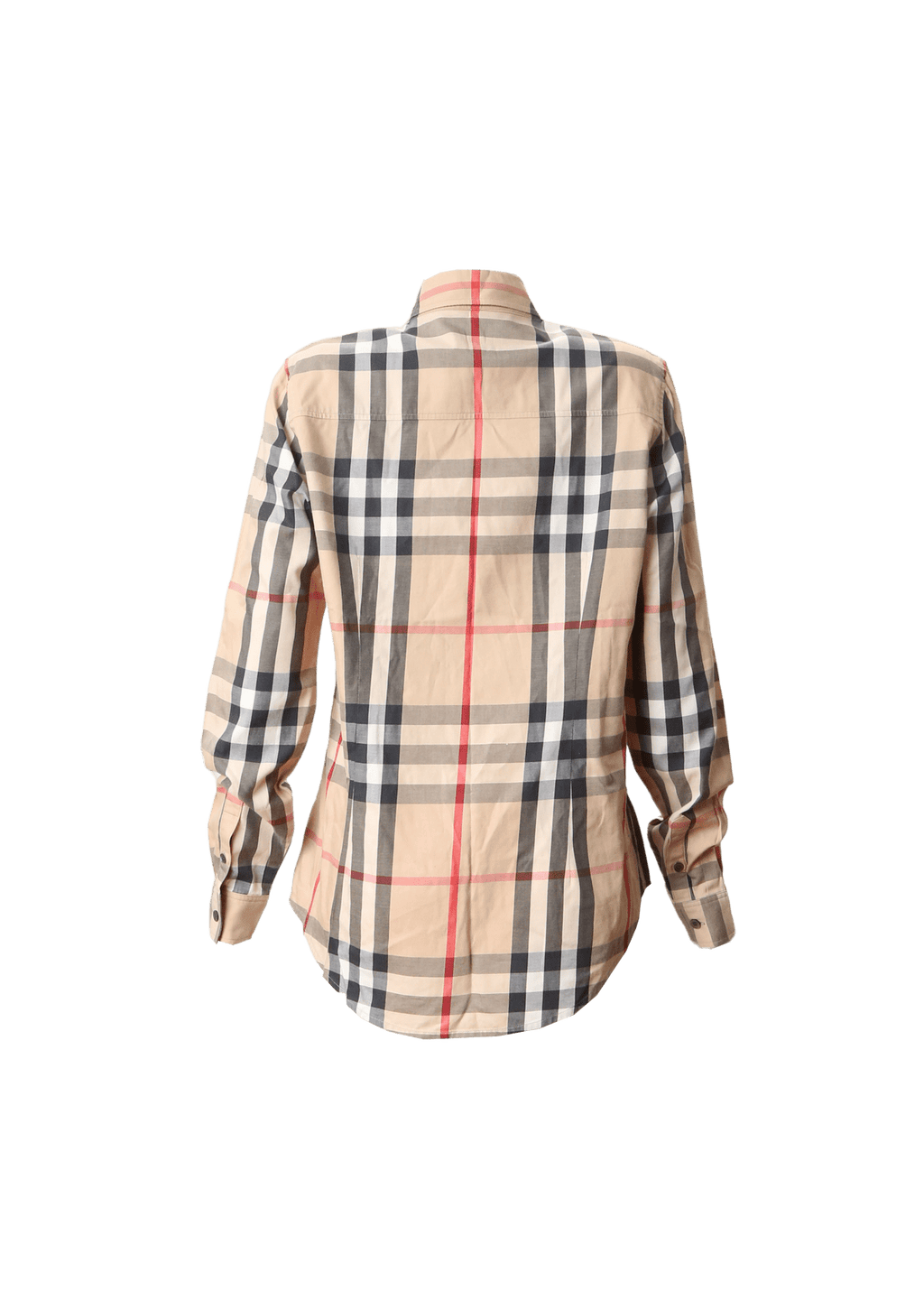 Camisa Burberry Check Long Sleeve Shirt G Bege Original – Gringa