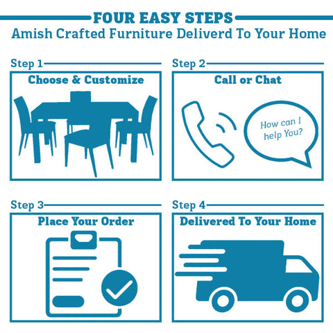 Four Easy Steps: Order Amish Country Furniture Delivered To Your Home 