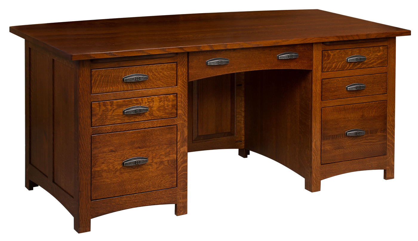 executive hardwood desk