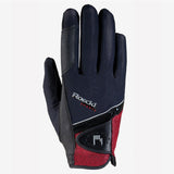 Black/Red Roeckl London Gloves
