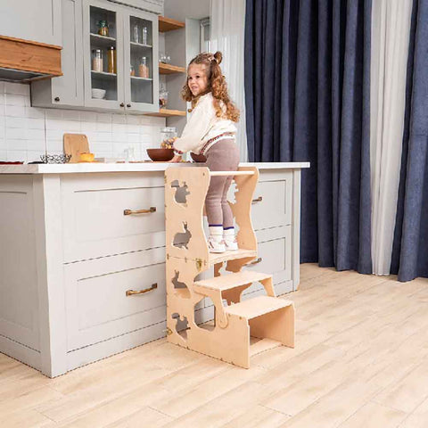 Montessori Kitchen - Nurture Autonomy - WoodandHearts