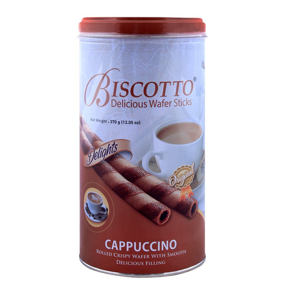 Cappuccino Wafer Sticks 370g- Biscotto