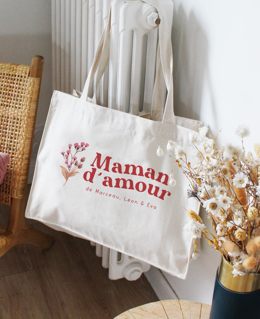 Sac cabas personnalis Magic Mamie Maison Marso