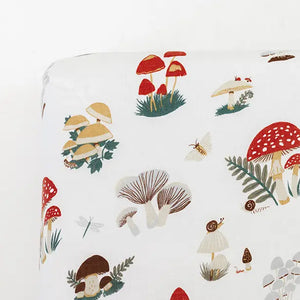 Mushroom Crib Sheet - Sprouts Children's Boutique