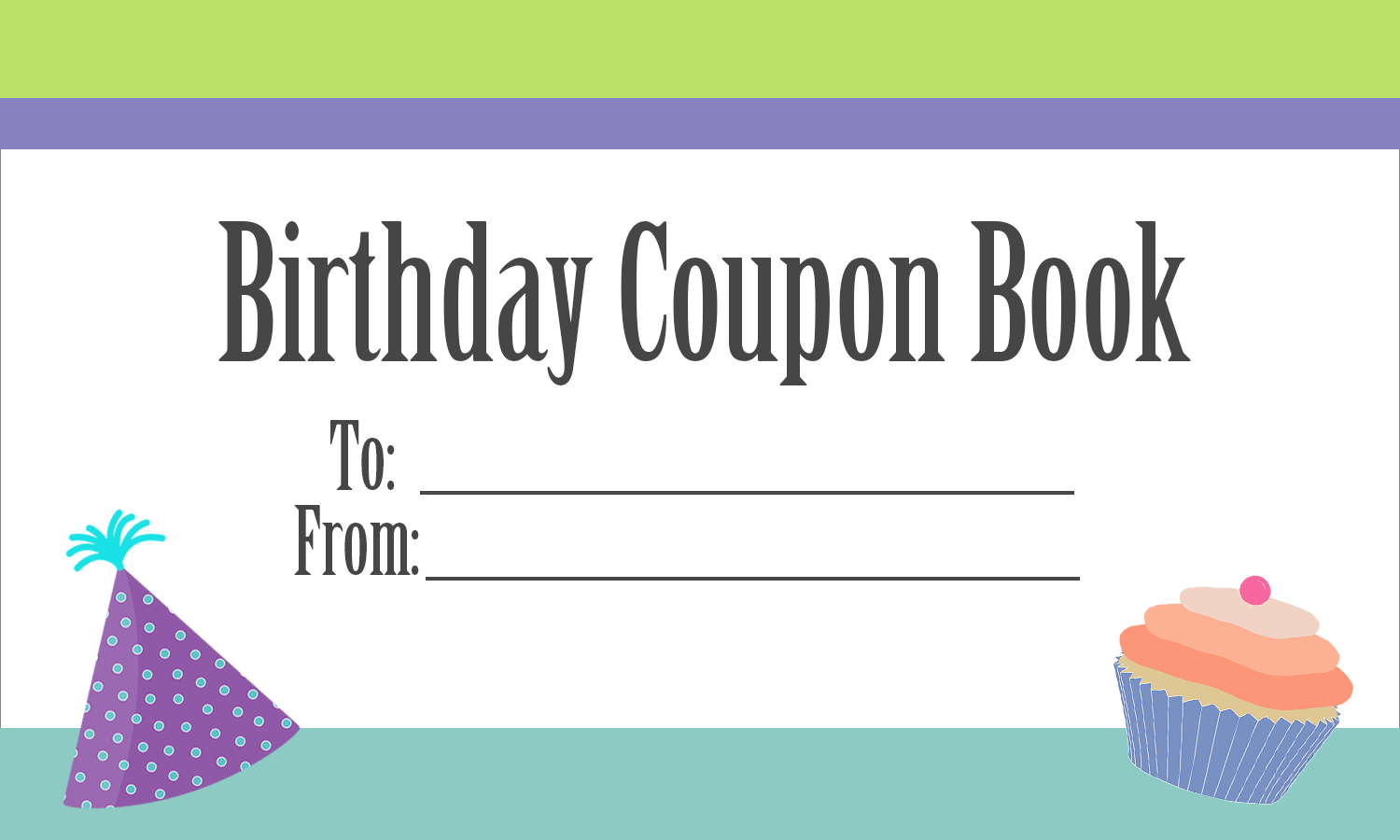 birthday coupon template kids