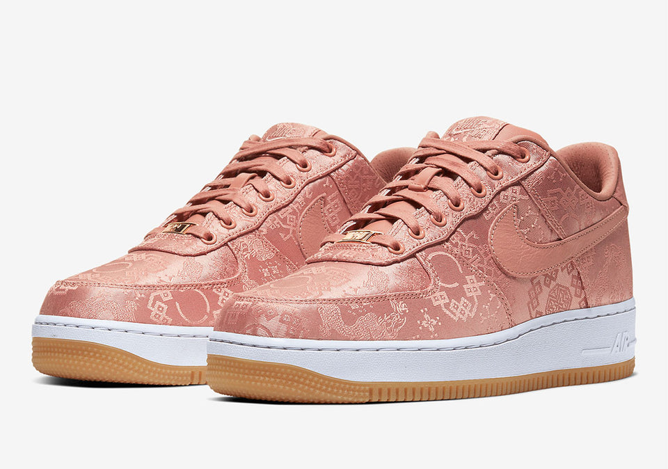 CLOT x Nike Air Force 1 “Rose Gold Silk 