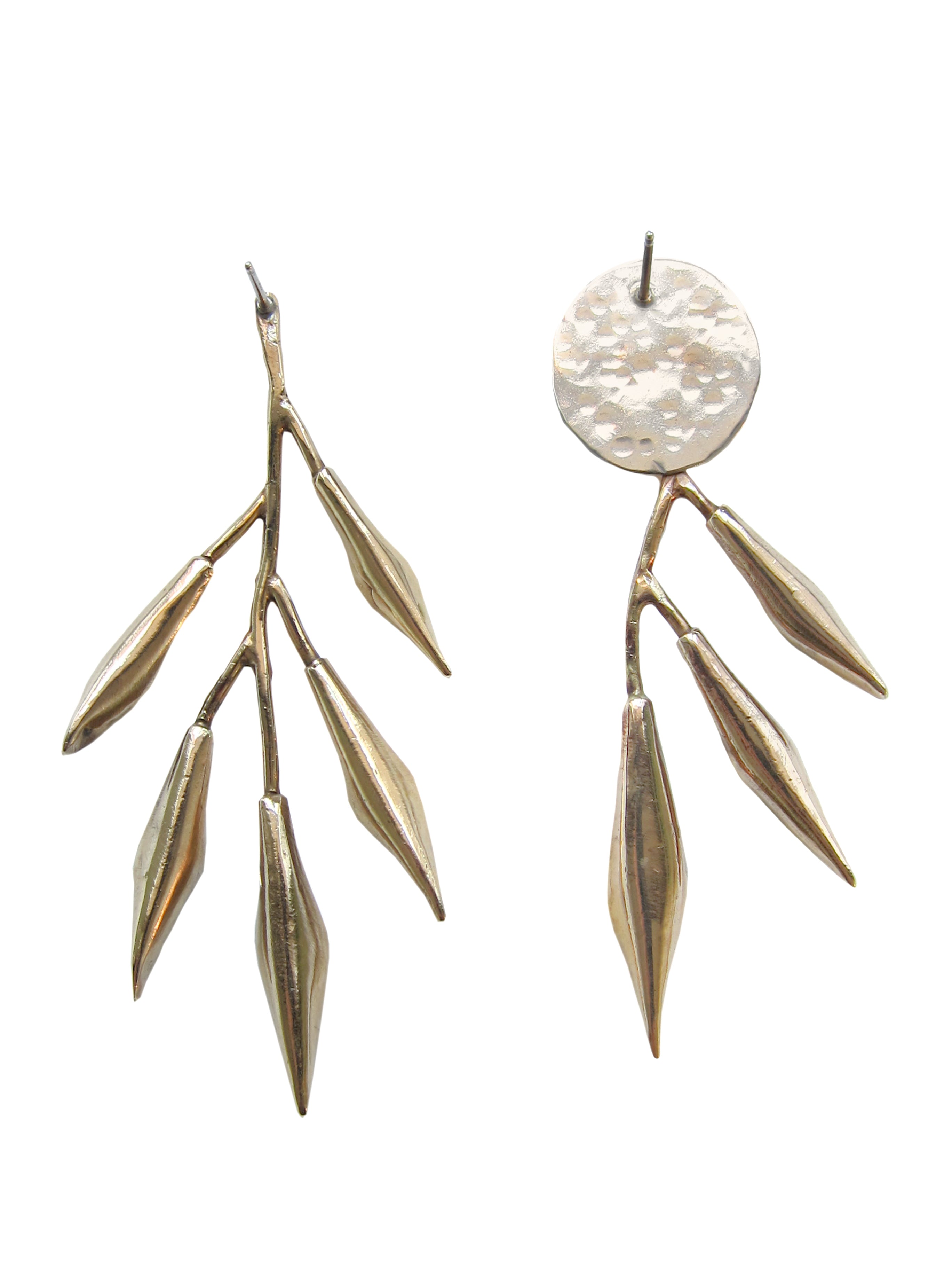 Eucalypt Moon Earrings