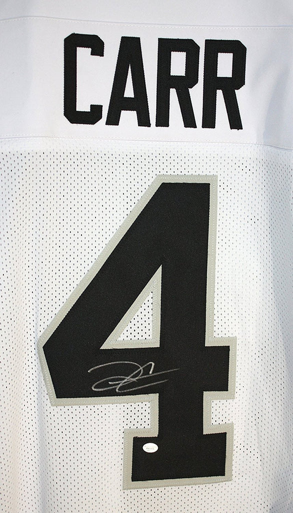 derek carr autographed jersey