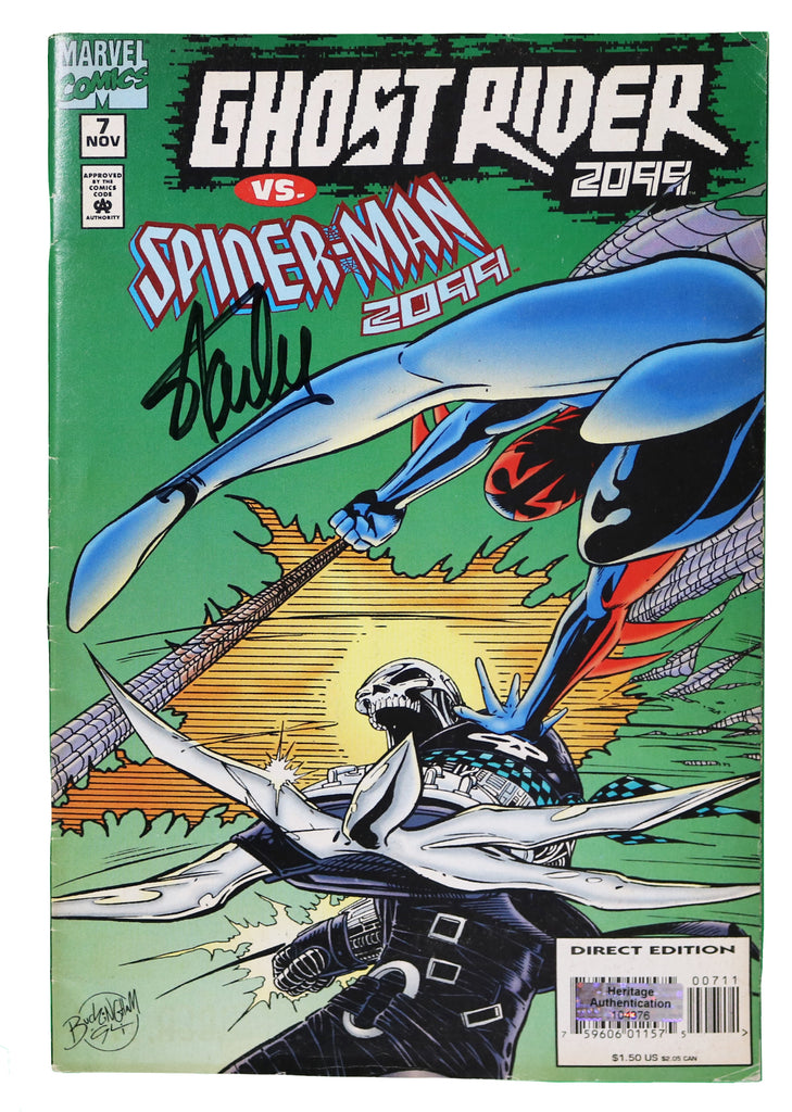 Stan Lee Signed Autographed Ghost Rider vs. Spider-Man Comic Book –  