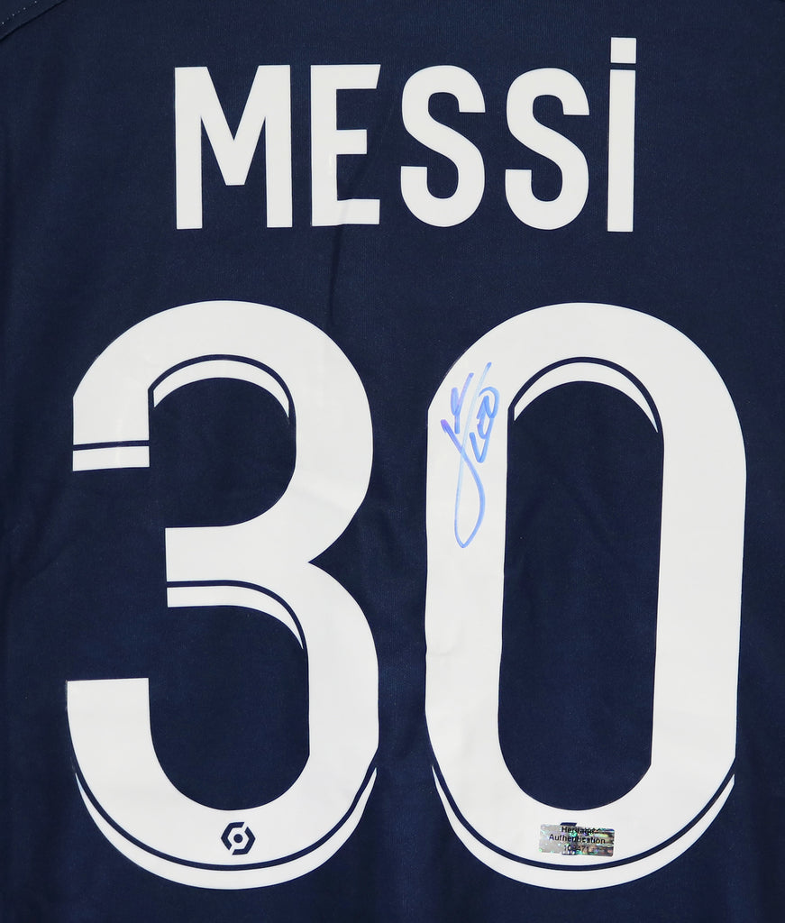 Lionel Messi Authentic Signed Soccer Jersey Barcelona Argentina BAS Beckett  COA