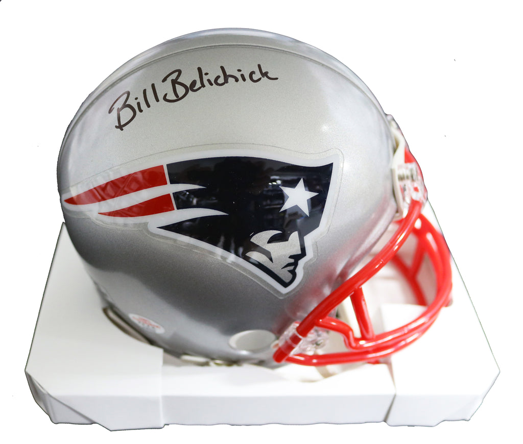 bill belichick signed helmet