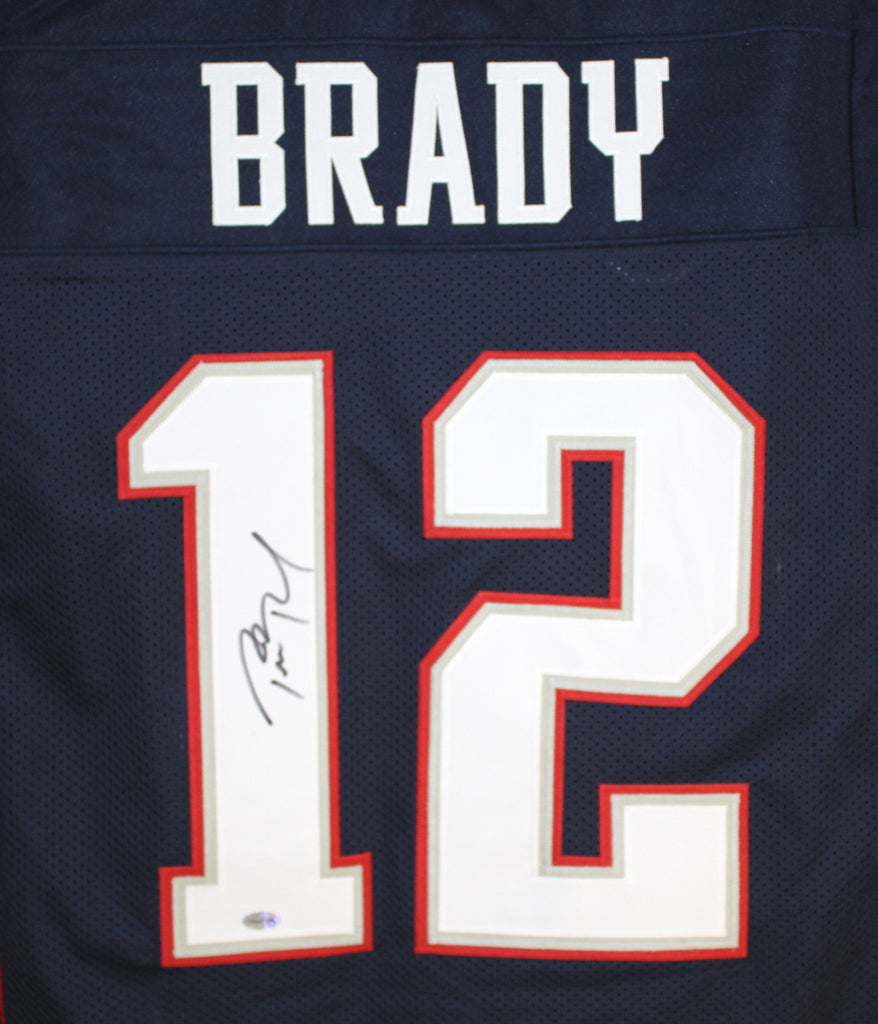 brady signed jersey