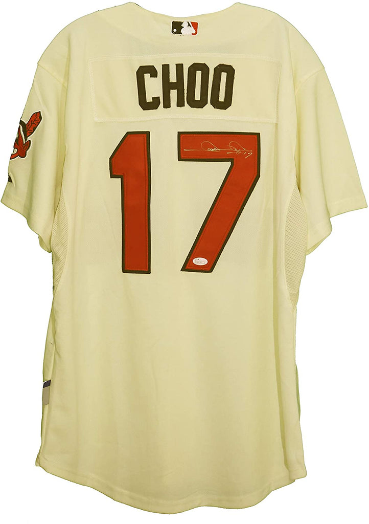 Shin Choo Cleveland Indians Signed Autographed #17 Jersey Sports-Autographs.com