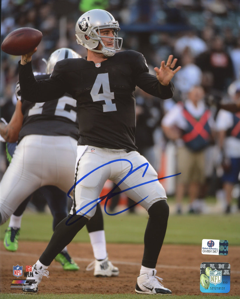 Derek Carr Las Vegas Raiders Signed Autograph Custom Jersey Black JSA  Witnessed Certified