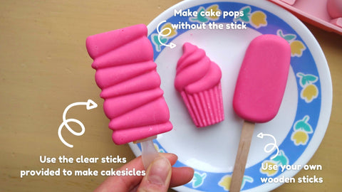 different ways how to use cakesicle mold yummy gummy molds