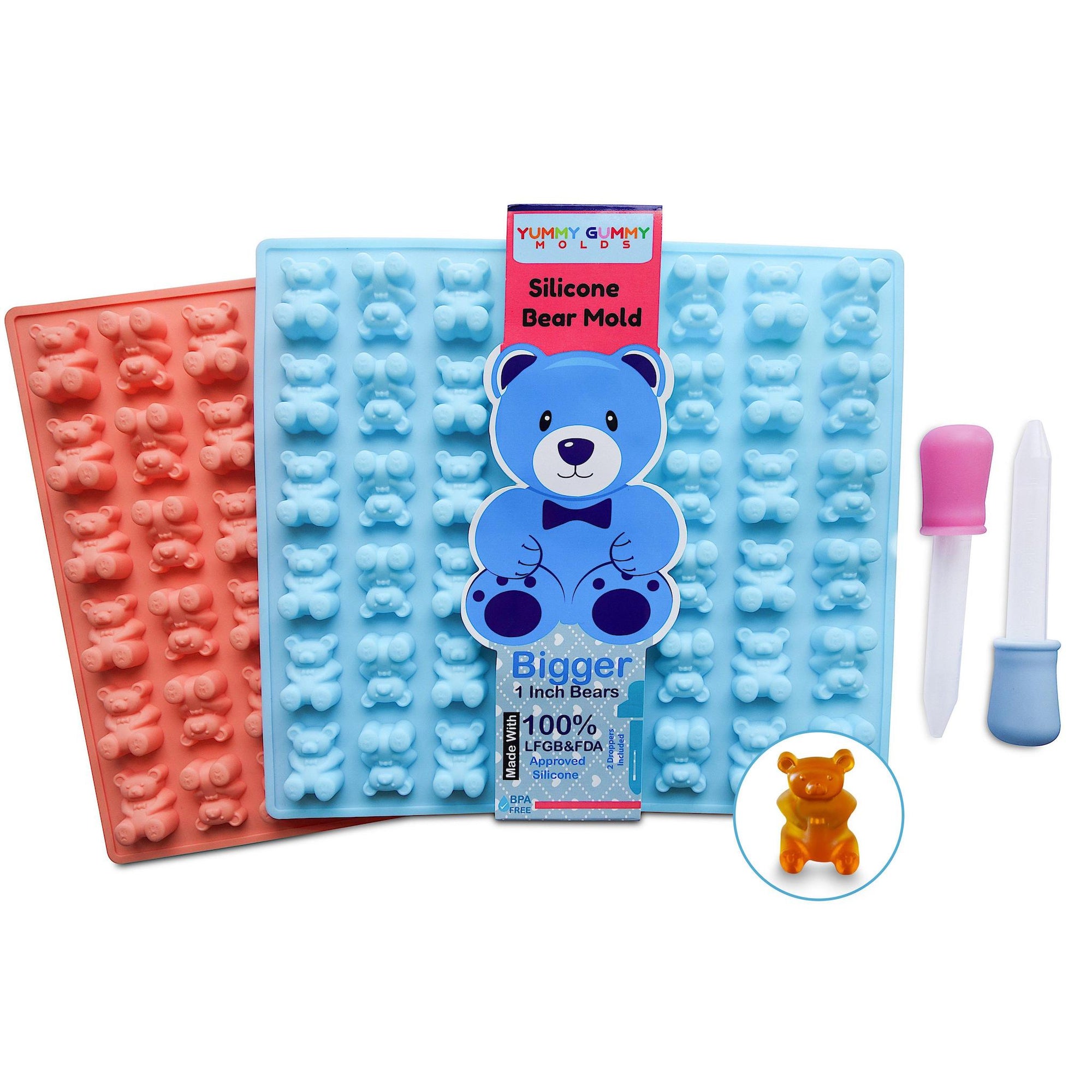 large gummy bear silicone mold