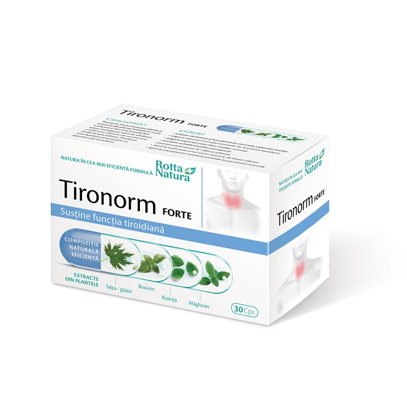 Tironorm Forte, 30 capsules, Rotta Natura - regulate all systems of th –  storeofhealth