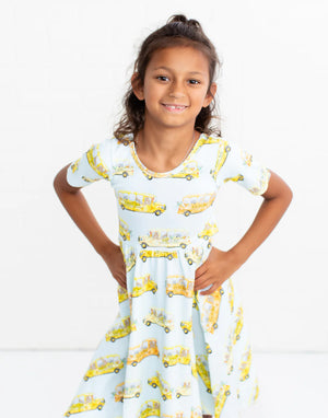 The Wheels on The Bus Twirl Dress - Belli Bambini