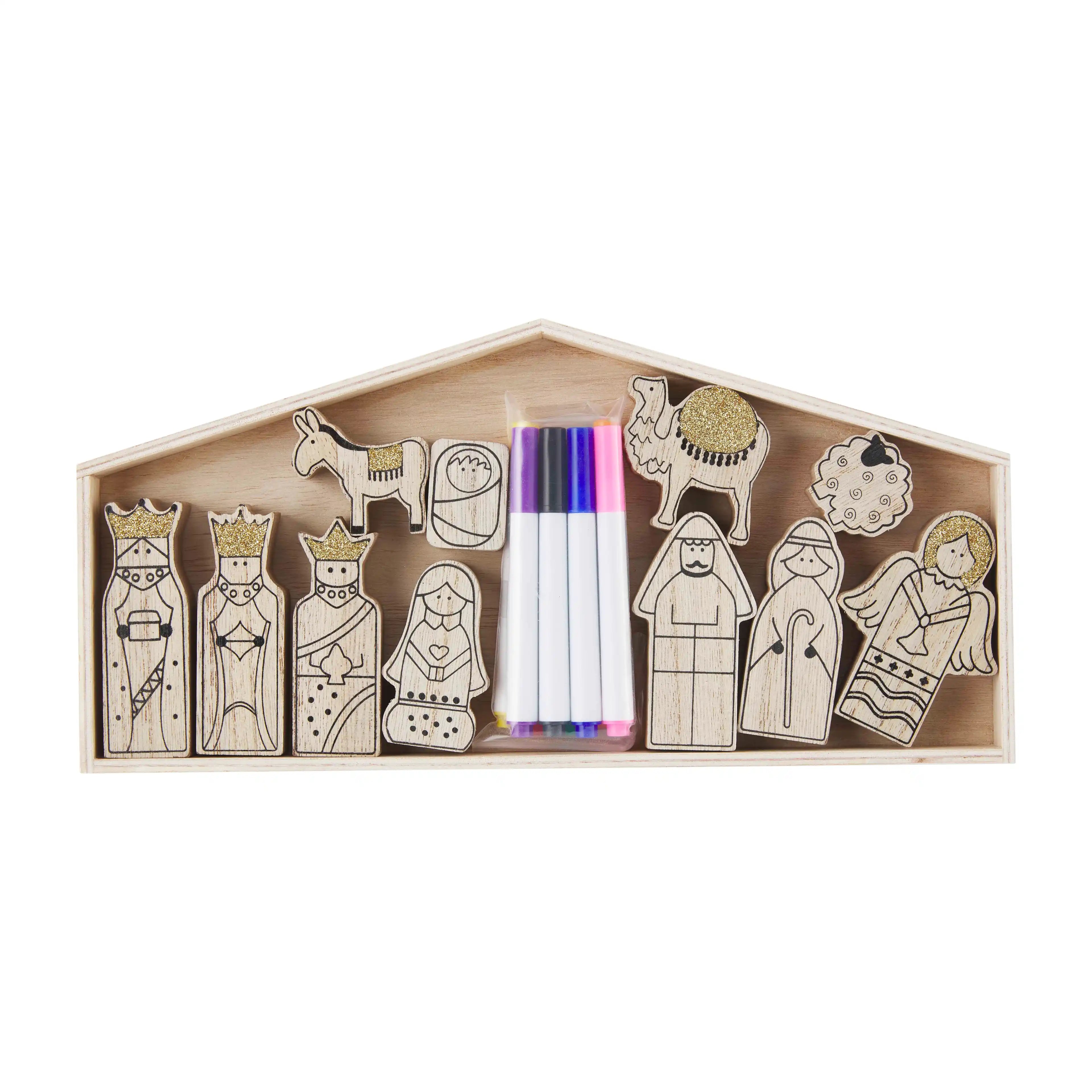 Nativity DIY Wood Set