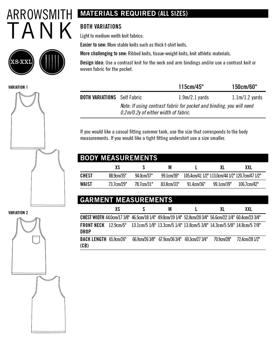 Arrowsmith Undershirt | Men's Clothing Pattern | Thread Theory Designs