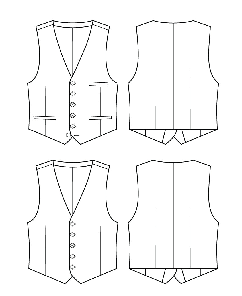 Belvedere Waistcoat Sewing Pattern by Thread Theory – Three Little Birds  Sewing Co.