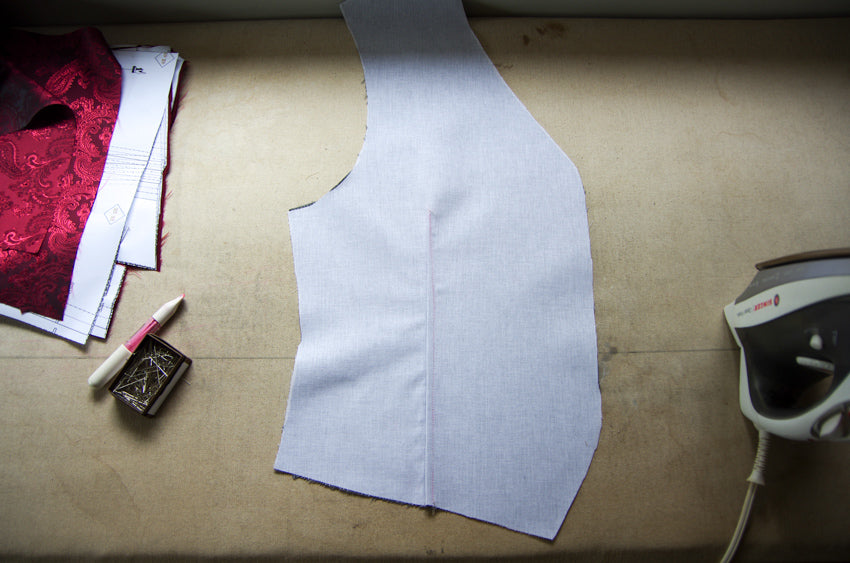 Belvedere Waistcoat Sew-Along: Day 6 - Apply interfacing and sew darts –  Thread Theory