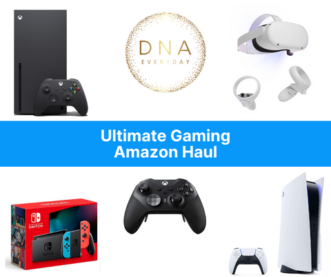 Ultimate Gaming Haul featuing Xbox, Meta VR Package, Nintendo Switch, Xbox ELite Controller and the Playstation 5