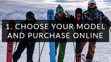 1 - Choose your Ski Model and Customize it