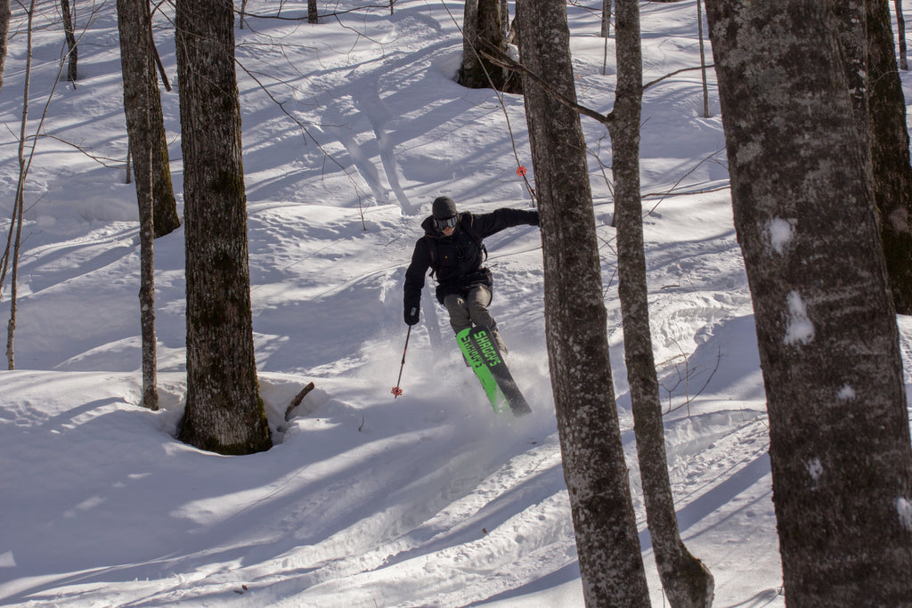 Collin Rehm on the Bootjack 115 - Ahmeek 115 - Powder Skis - All Mountain Skis