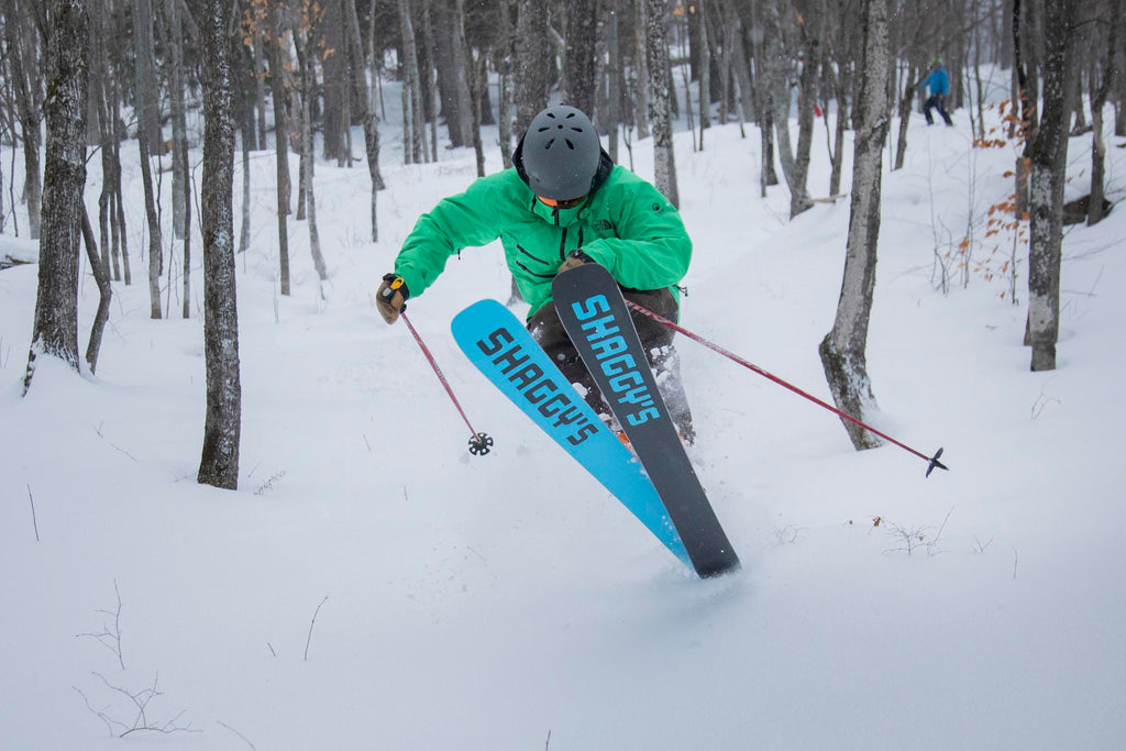 Tree skiing in Michigan - Michigan Backcountry Skiing