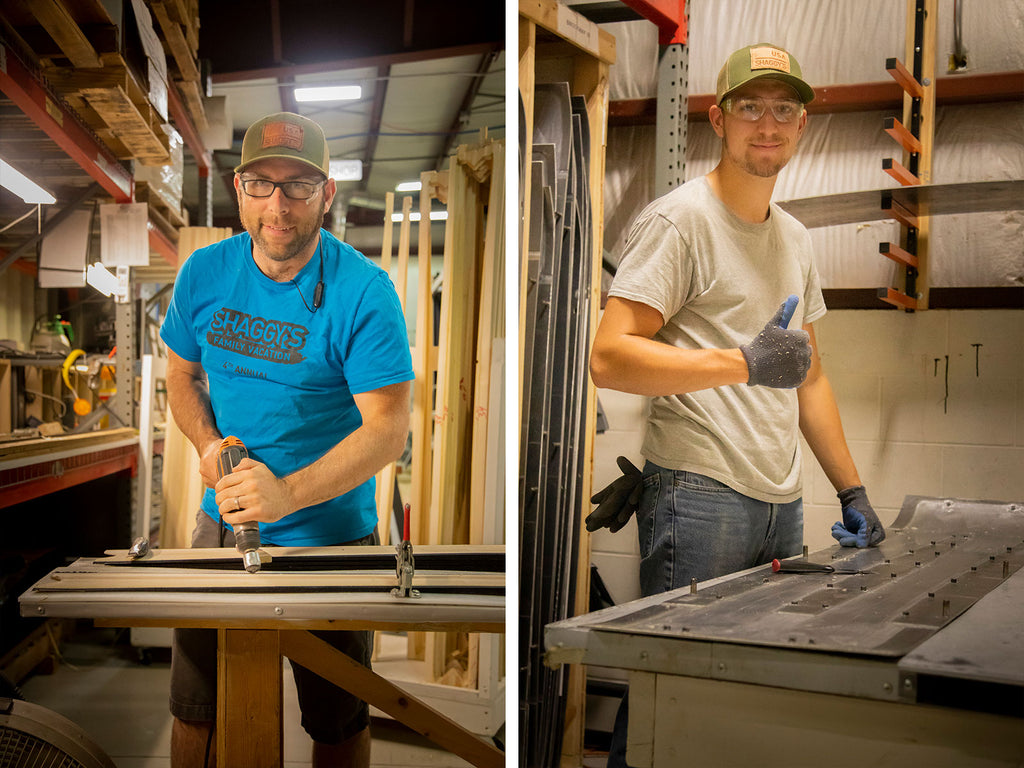 Ryan + Zach Building Skis