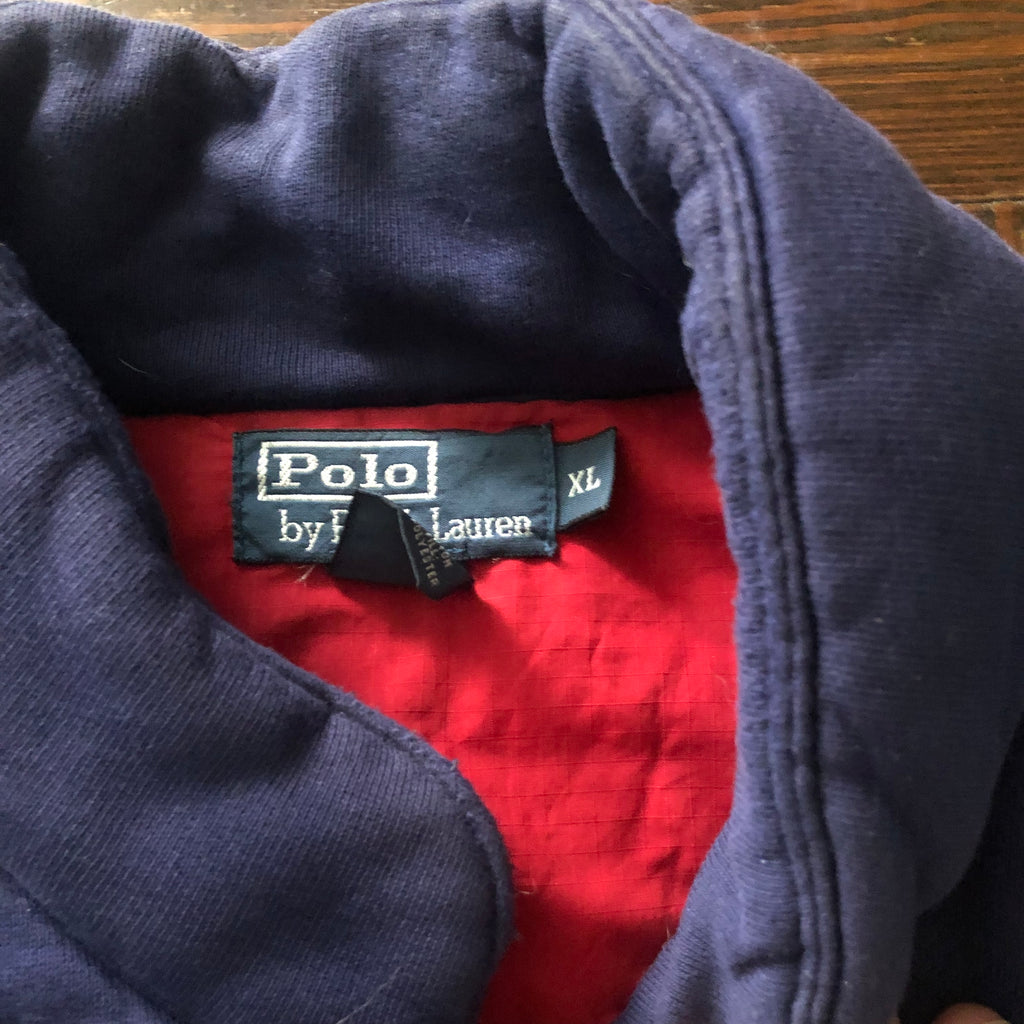 Vintage - Ralph Lauren Polo RL/150 Puffer Down Vest Jacket Black Blue –  timebombshop