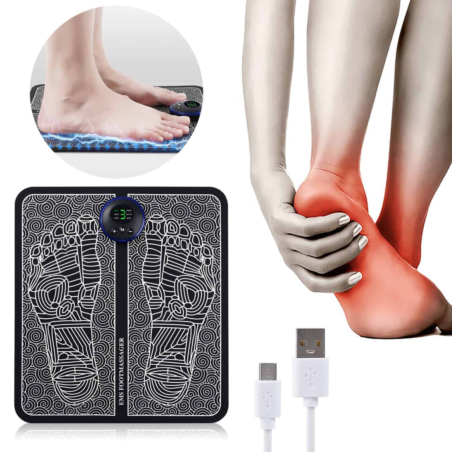 Multipurpose USB Charging Foot Massager (Original : EMSFT) – 