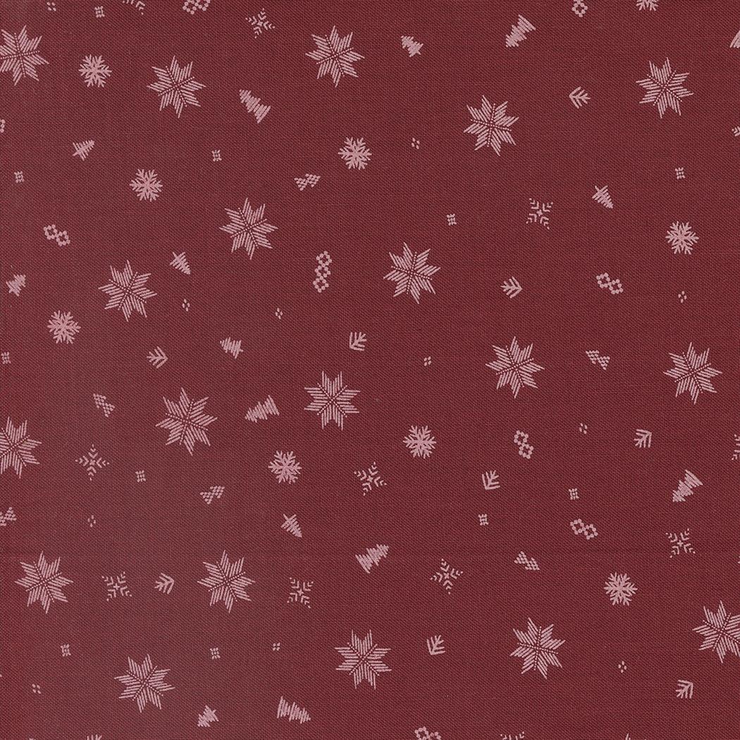 Cozy Wonderland BURGUNDY 2 by Fancy That Design House for Moda Fabrics