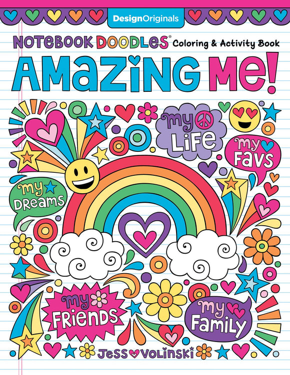 Amazing Me! Notebook Doodles Coloring & Activity Book