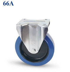 Ruota industriale professionale grande diametro d 20cm 200mm antitaglio blu in gomma AVO 66 16N