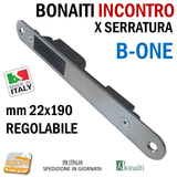 Incontro Gaccia Bonaiti x serratura B-ONE S900 G992 Regolabile Magnetico 22x190