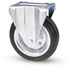 Wheel with linear fixed plate