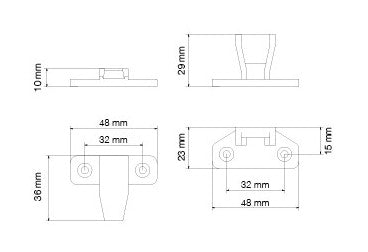 fixed panels keku quick coupling release pressure front fixed plinth