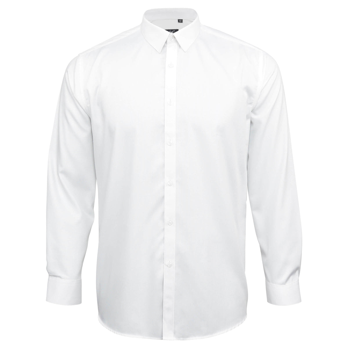 Mens Dress Shirt White - Suit Lab